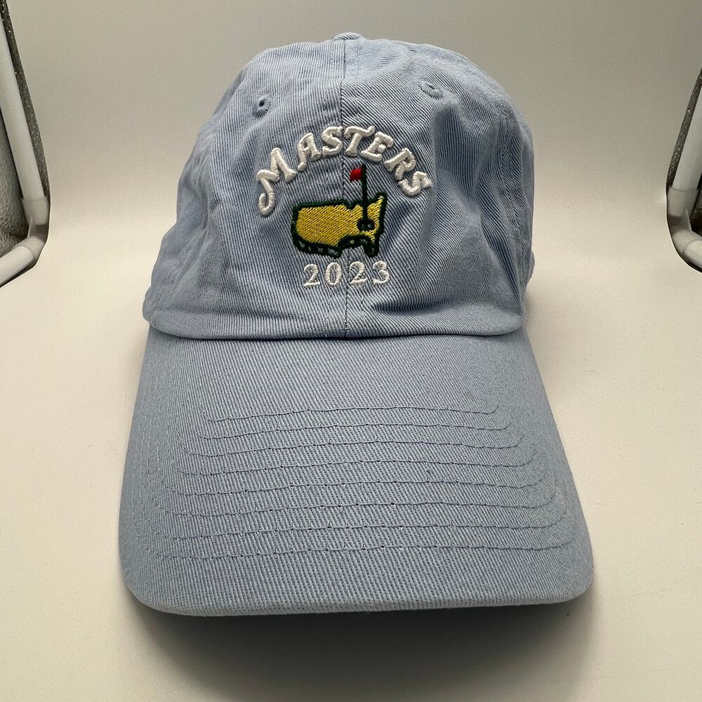 Masters 2023 Dated Hat Embroidered Light Blue Adj… - image 2